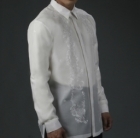  Men's Barong White Jusi fabric 100787 White 